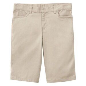 Classroom 52224 Girls Juniors Stretch Matchstick Short Khaki